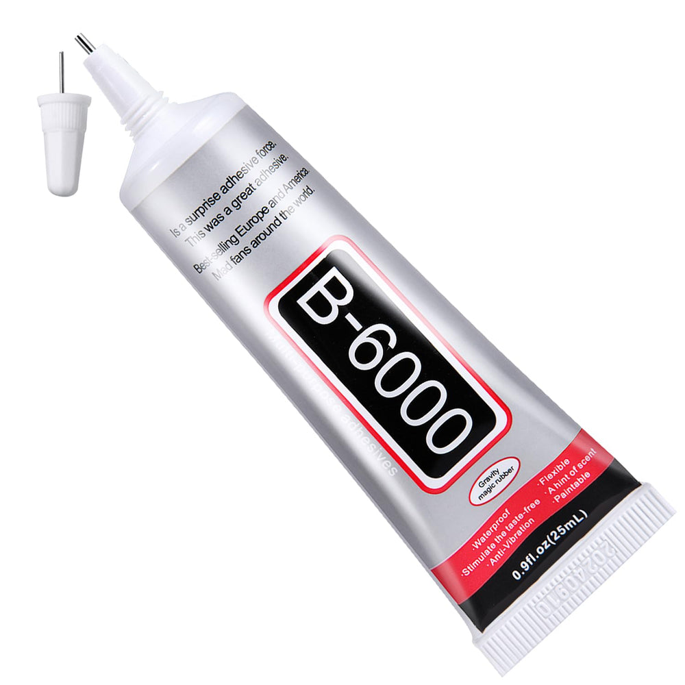FITTDYHE B6000 glue tube nozzle enabling precise rhinestone placement