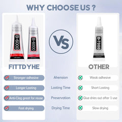 FITTDYHE B6000 ultra-fine tip for exact jewelry repairs