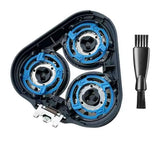 Fivoras SH50/52 replacement head on Philips Series 5000 shaver for smooth, comfortable shaving.