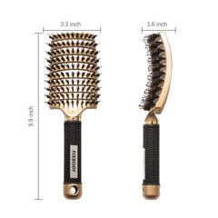 FIXBODY vented design hair brush speeds drying and reduces heat exposure during styling.