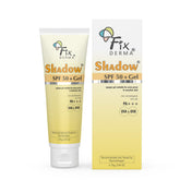 Fixderma Shadow SPF50 face bottle for easy daily sun protection.