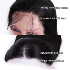Flady 28-inch lace-front with baby hair detail for a softer natural line.