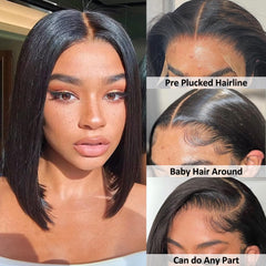 Flady hd-13x4-frontal-lace-wig demonstrates seamless lace melt for a realistic hairline