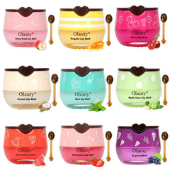 Flanoid Bee Lip Balm Honey Pot with stick applicator for on-the-go hydration