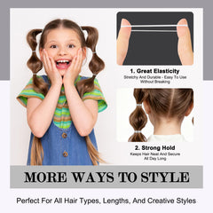 FLAREANN versatile hair ties for braids, ponytails, and updos
