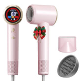 Flashbase hair dryer turbo-airflow close-up demonstrates fast drying for short hair