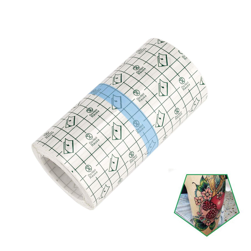 Flatoedu tattoo bandage roll 6x10 pack protects new ink during healing.