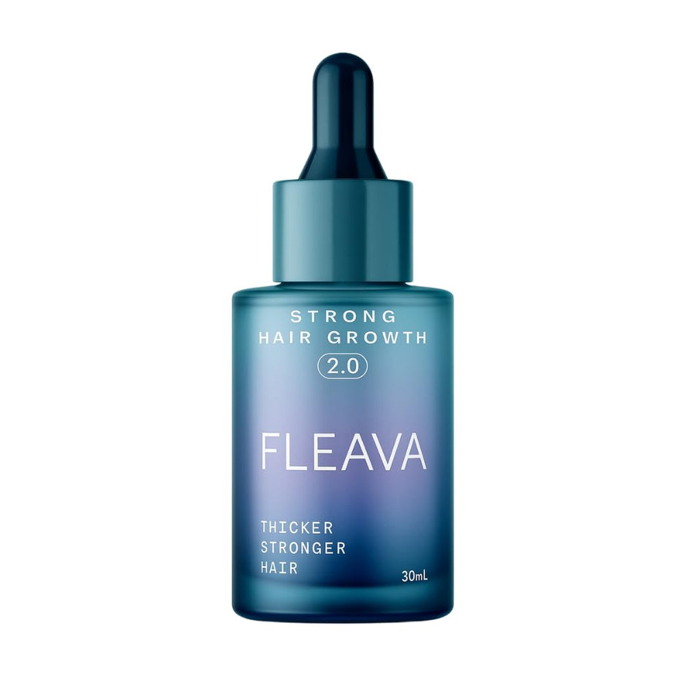 Fleava Hair Regrowth Serum bottle—daily thinning-hair support.
