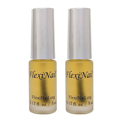 FlexiNail penetrating nail conditioner bottle closeup for deep conditioning nails.