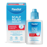Flexitol front bottle showing label and compact travel-friendly size benefit