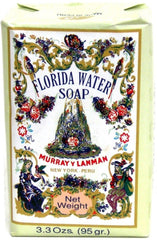 Florida Water barra-jabon ofrece aroma refrescante para el baño diario.