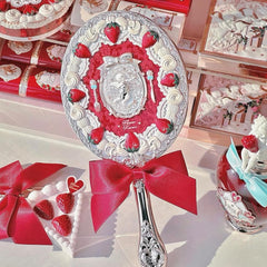Flower Knows red velvet packaging highlights gift-ready presentation for special occasions.
