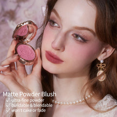 Flower Knows Rococo shell packaging blush features elegant case for gifting