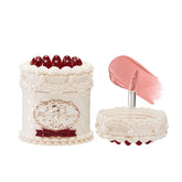 Flower Knows Strawberry Cupid Cake Lip Cream jar front shows rich color payoff