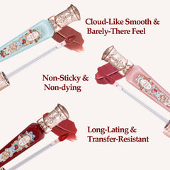 Flower Knows Strawberry Rococo Cloud Lip Cream applicator delivering precise, smooth application