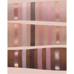 Flower Knows Swan Ballet soft pink swatches on skin for subtle daytime glamour.