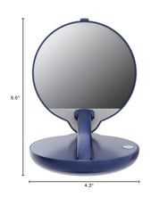 Floxite FL-15ACP folded compact blue for space-saving vanity setup.