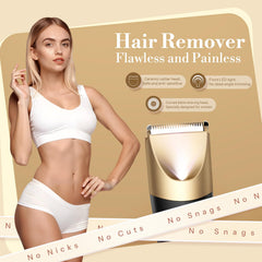 Flyant Bikini Trimmer ergonomic anti-slip grip for secure handling.