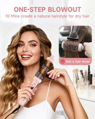 FLYZEMAA Thermal Brush temperature display shows 320, 360, and 390°F options for customized styling.