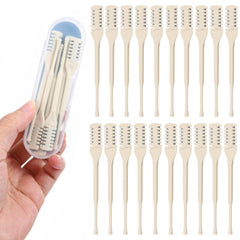 FNANJWQ recortador nasal manual rotativo con estuche, perfecto para viajes.