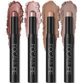 FOCALLURE Desert Rose four-piece cream eyeshadow sticks for fast, flawless eye makeup.