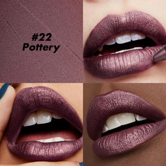 FOCALLURE Ultra Chic Lipstick texture close-up highlights creamy, lightweight finish.