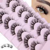 Focipeysa cluster lashes 3D cross design for dynamic eye definition.