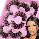 Focipeysa dramatic eyelashes 22mm DCurl closeup shows bold, natural-looking daily drama