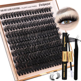 Focipeysa eyelash extension kit package shows a complete at-home lash solution for DIY luxury looks.