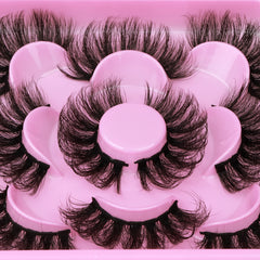 Focipeysa fluffy faux mink lashes 22mm in hand demonstrate beginner-friendly glam