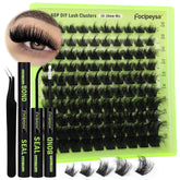 Focipeysa lash clusters kit box for at-home extensions