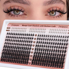 Focipeysa Manga Lash Clusters packaging for easy at-home DIY lash styling.