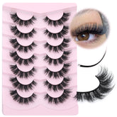 Focipeysa Mink Lashes natural look flat lashes for everyday definition.