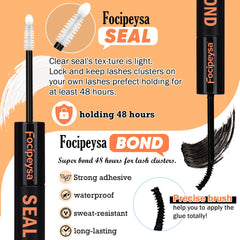 Bond glue applicator closeup demonstrates quick-drying hold.
