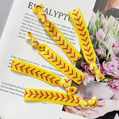 FOJOO softball hair ties team gift display party-ready spirit