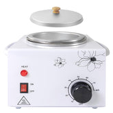 folconroad portable wax warmer white front view for at-home waxing convenience
