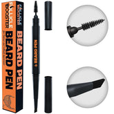 FOLLICLE BOOSTER beard pen filler close-up delivering natural coverage for patchy areas