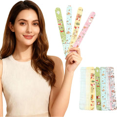 FOMIYES Christmas Nail Files double-sided for versatile at-home manicures.