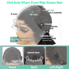 Fongly hd-transparent lace front cap 22-22.5in keeps breathable, comfortable wear.