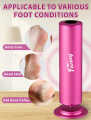 Fooseey foot file durable aluminum body close-up showing longevity