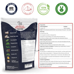 FOOT CURE epsom-salts-closeup emphasizes soothing mineral bath benefits for tired feet.