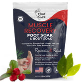 FOOT CURE foot-soak-bottle highlights at-home spa foot care and relaxation.