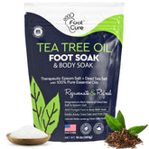 Foot Cure Tea Tree Oil Foot Soak bottle—spa-ready soak for tired feet