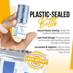 Forabeli Elite lash glue provides a strong bond between natural lashes and extensions.