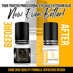 Forabeli Pro Care fast-drying glue ready for quick lash application