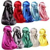 ForceWave silky durags ten-color pack front view for versatile styling