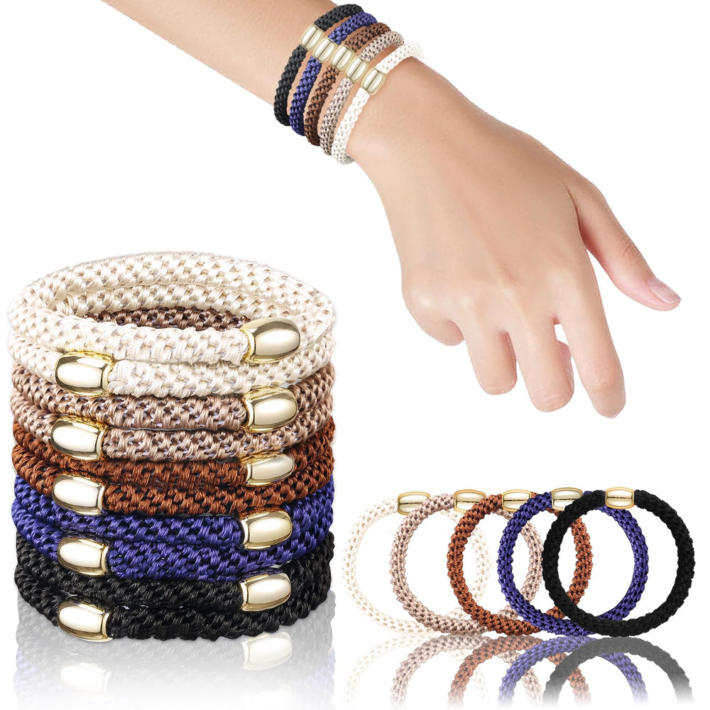 Forenee hair ties no-damage packaging closeup—long-lasting hold for thick hair