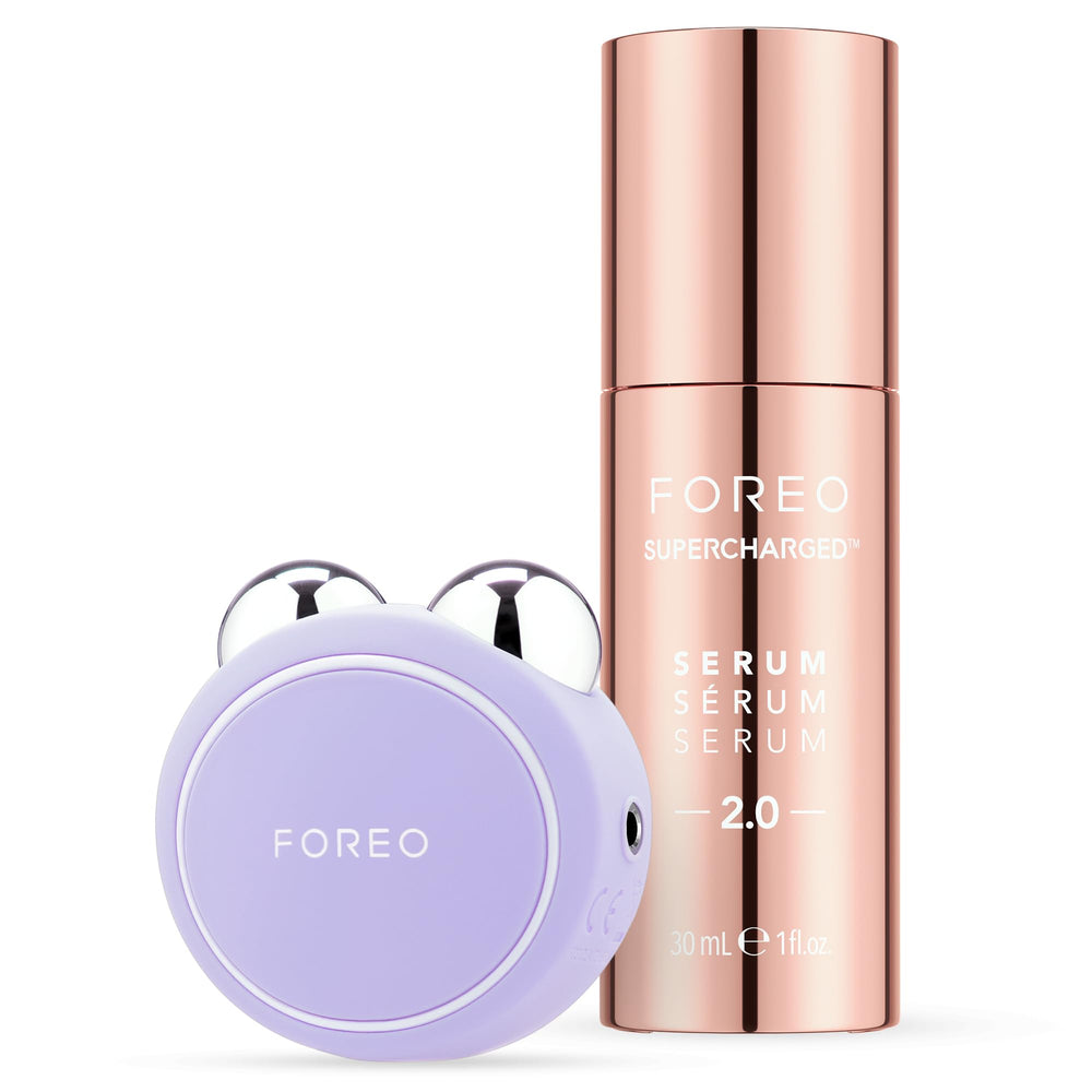 FOREO Bear Mini face-lift device in use for gentle contouring