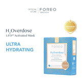 FOREO H2Overdose mask-pack close-up highlighting ultra-soft microfiber for hydration