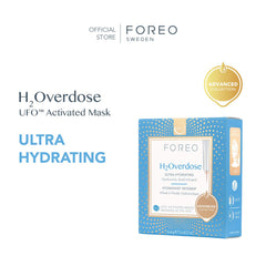 FOREO H2Overdose mask-pack close-up highlighting ultra-soft microfiber for hydration